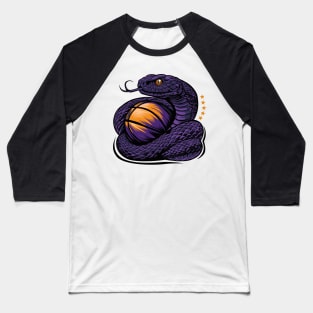 Purple and gold snake mamba, five championships, player legends Baseball T-Shirt